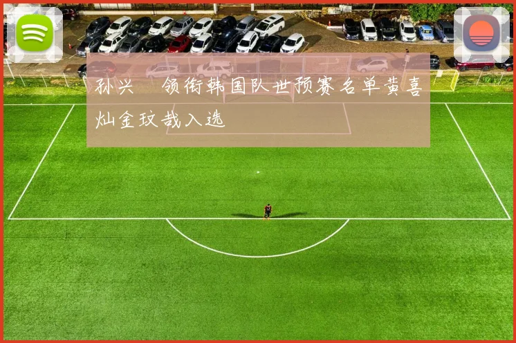 孙兴慜领衔韩国队世预赛名单黄喜灿金玟哉入选