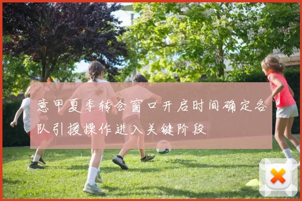 意甲夏季转会窗口开启时间确定各队引援操作进入关键阶段